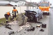 2. März 2009: Verkehrsunfall an der Ingolstädter Straße.