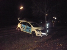 25. Dezember 2011: Verkehrsunfall mit einem Taxi an der Ingolstädter Straße.