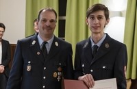Beförderung zum Feuerwehrmann: Martin Semmler.